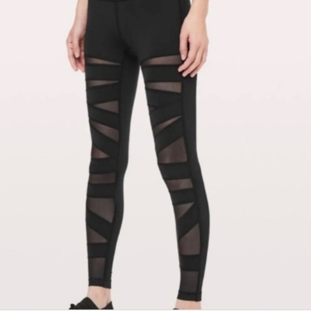 Rare Lululemon Wunder Under Tech Mesh - image 1